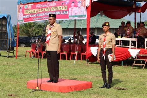 Wakapolres Palas Buka Perkemahan Saka Bhayangkara Tingkat Penegak Tahun