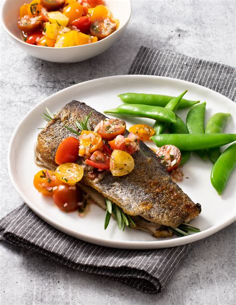 Rainbow Trout With Cherry Tomato Relish Jill Silverman Hough