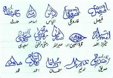 Different Signatures In Urdu Signature Png