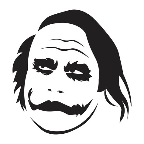 Pumpkin Carving Stencils Joker - 6 Free PDF Printables | Printablee