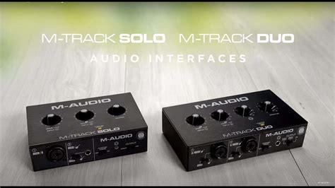 M Audio Releases The M Track Solo And Duo Affordable Guitar Interface