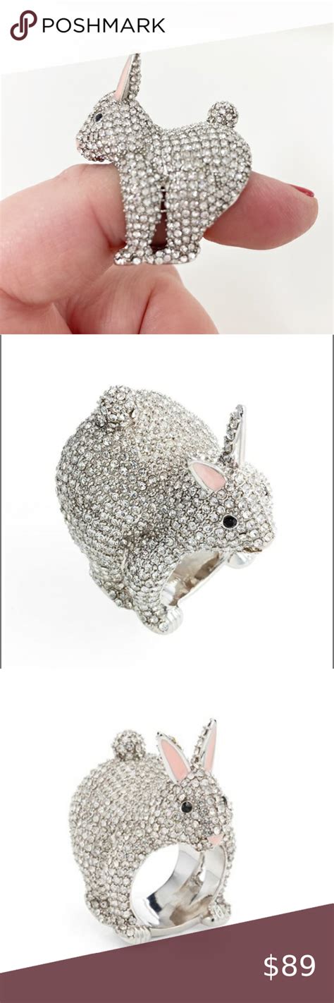 Rare Kate Spade “make Magic” Bunny Rabbit Statement Ring 6 In 2022 Kate Spade Jewelry Kate