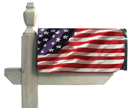 Evergreen Flag And Garden America In Motion Magnetic Mailbox Cover