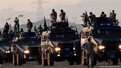 Saudi Arabien Soldaten Bei Einer Militärparade