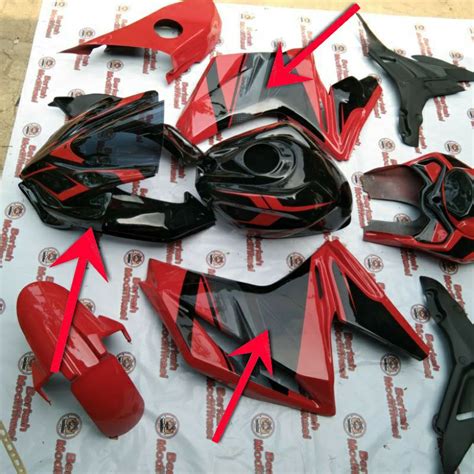 Jual Paket Fairing Kedok Dan Midle Cowl Sayap Kanan Kiri Model