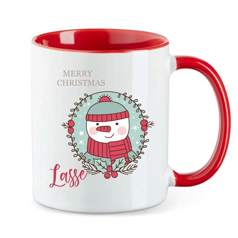 Personalisierte Weihnachtstasse F R Kinder Tasse Frohe Weihnachten