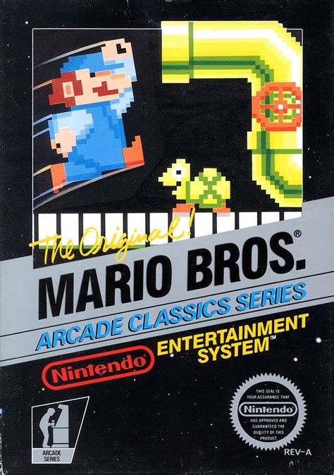 Carátula de Mario Bros para NES