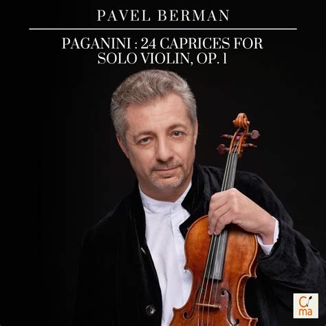 Paganini Caprices For Solo Violin Op Album Par Pavel Berman