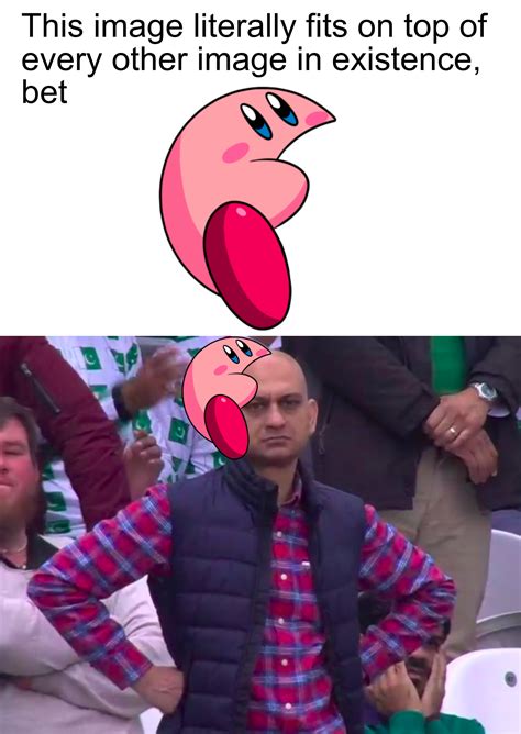 Kirby Fitting On Top Of Every Other Image Meme Template