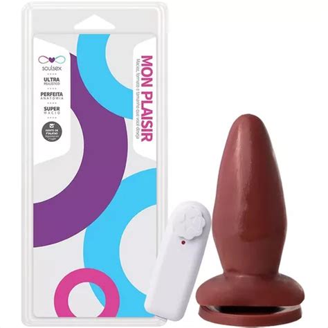 Plug Anal Vibrador E Ventosa Grande Grosso Excita Tes O Mercadolivre