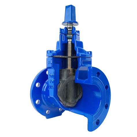 Non Rising Stem Resilient Seated Gate Valve Pn10 Pn16 China Valve And