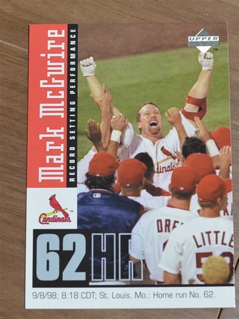 Yahoo Mark Mcgwire Home Run Card