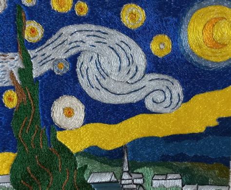 Mona On Twitter Starry Nights Hand Embroidery Silk Thread Single