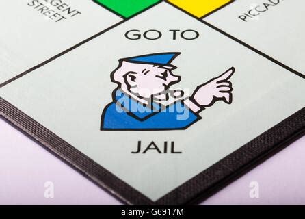 Monopoly board game - Go to Jail and Marvin Gardens spaces Stock Photo ...