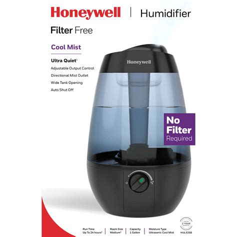 Honeywell Cool Mist Humidifier Black Humidifiers Meijer Grocery