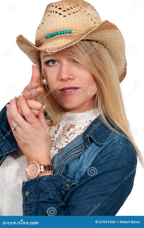 Woman Finger Gun Stock Photo Image Of Girl Communication 67631560