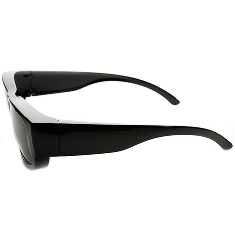 Large Polarized Wraparound Full Protection Square Fit Over Sunglasses Sunglassla