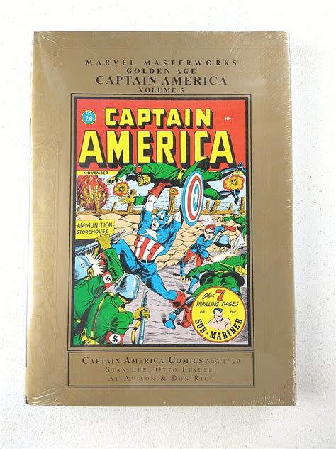 Marvel Masterworks Golden Age Captain America Vol Sealed Hardcover