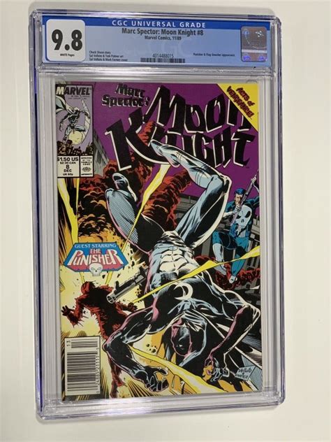 Marc Spector Moon Knight Cgc Newsstand Edition Marvel