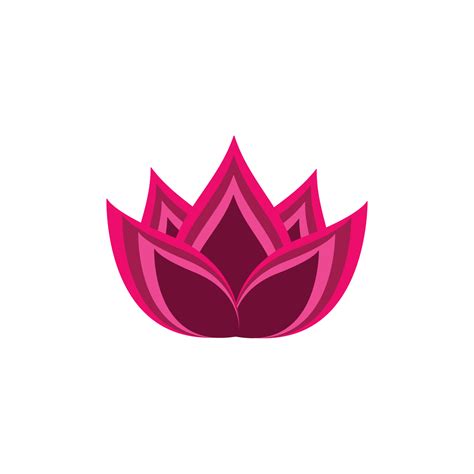 Beauty Lotus Flower Vector Icon 12983970 Vector Art At Vecteezy