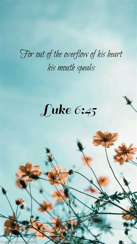 Luke 6:45 | Luke 6 45, Luke 6, Verses wallpaper