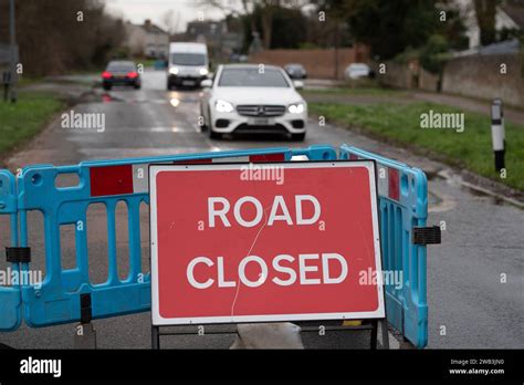 Datchet Berkshire Großbritannien Januar 2024 Einige Fahrer