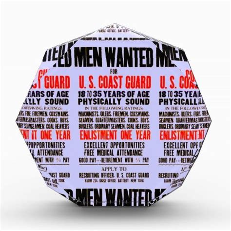 U.S. Coast Guard Men Wanted 1914 Award The Coast Guard motto is Semper ...