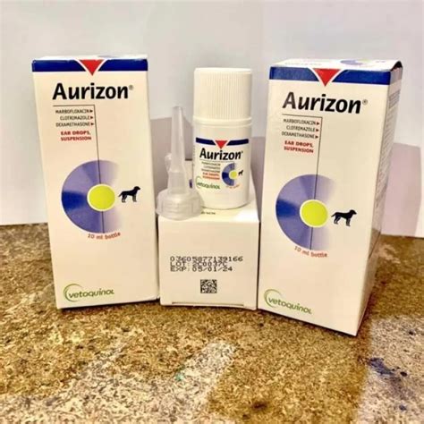 Jual Aurizon Ear Drop Obat Tetes Telinga Antibiotik Anjing 10 Ml