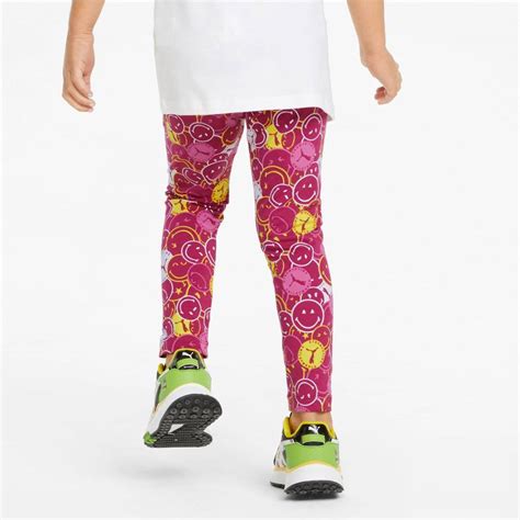 Puma X Smiley World Girls Printed Leggings