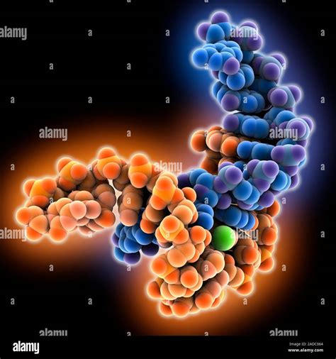 Engineered Nanotriangle Molecule Computer Model Of An Engineered Self