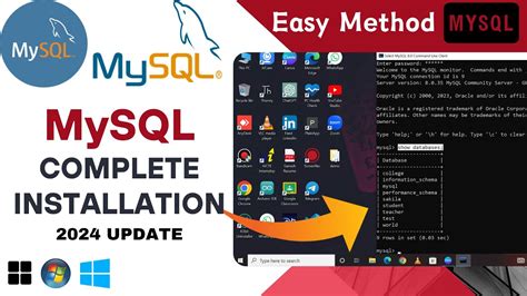 How To Install MySQL In Windows 2024 DBMS Step By Step Quick