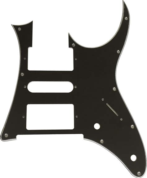 Buy Electric Guitar Pickguard For Ibanez Rg 350 Dx Style 3 Ply Black Online At Lowest Price In