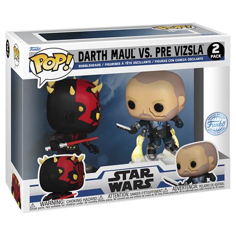 Funko Pop Star Wars Clone Wars Exclusive Darth Maul Vs Pre Vizsla 2