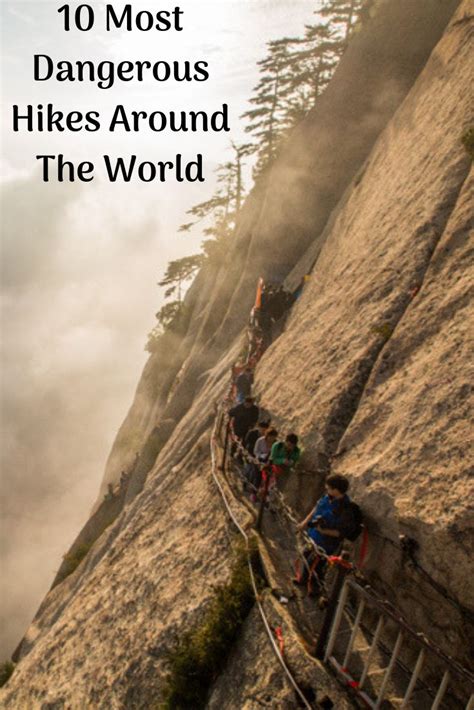 Most Dangerous Hikes Around The World World Of Wanderlust Around