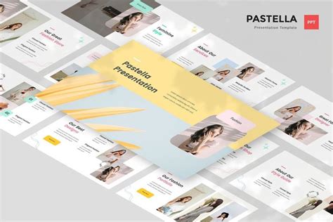 Pastella - Pastel Style Powerpoint Template PowerPoint Template