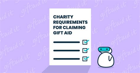 Key Requirements Charities Need In Place To Benefit From Gift Aid