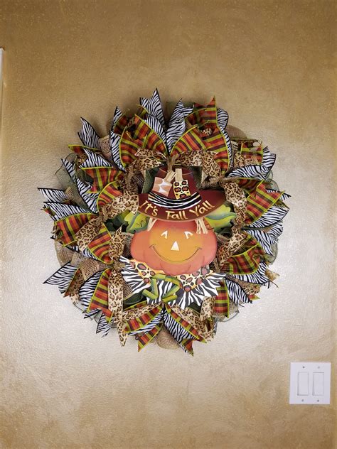 Fall Wreath. Pumpkin Wreath Fall Decor Autumn Wreath Autumn