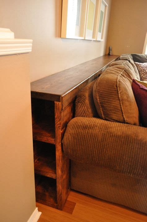 New Wall Shelf Behind Couch Diy Sofa Table 38 Ideas Diy Sofa Table Diy Couch Shelf Behind Couch