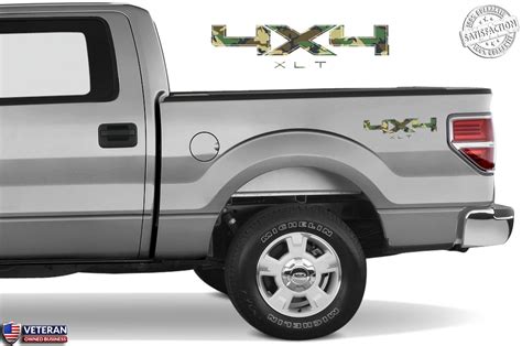 4X4 XLT Bedside Forest Camo Decal Fits Ford Trucks 2008-2017 F150-250 – ROE Graphics and Apparel