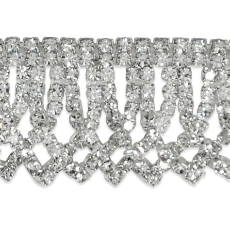 Rhinestone Fringe Trim Michaels