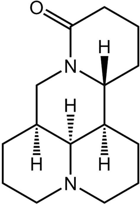 The Chemical Structure Of Matrine Download Scientific Diagram