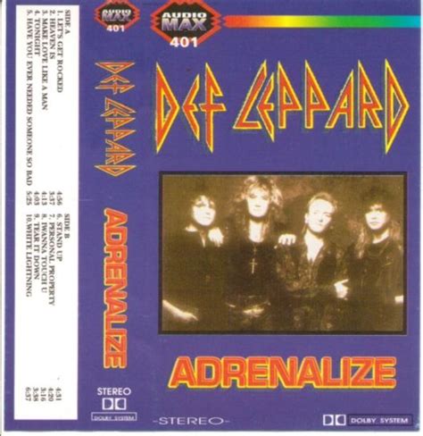 Def Leppard Adrenalize Encyclopaedia Metallum The Metal Archives