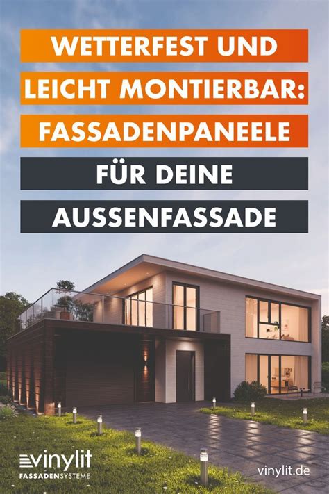 Fassadenpaneele Erm Glichen Es Dir Deiner Au Enfassade Einen