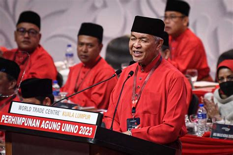 Umno Has Big Role In Pulling Malay Support Zahid Says On State Polls