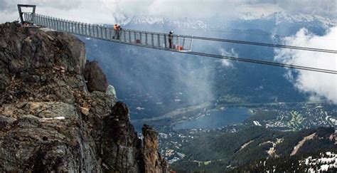 427-ft-long mountaintop suspension bridge at Whistler to open this ...