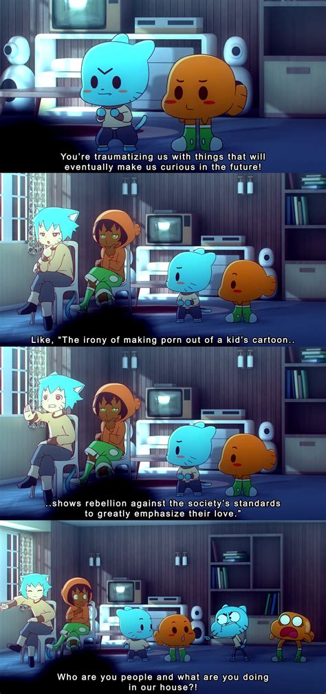 This Animation Went Deep In More Than One Way The Amazing World Of Gumball Know Your Meme