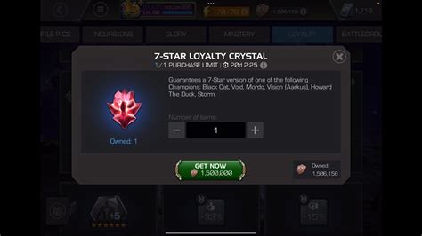 Opening My First Ever 7 Star Loyalty Crystalsmcoc Youtube