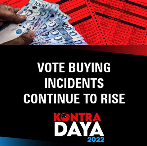 Statement Vote Buying Incidents Continue To Rise Kontra Daya