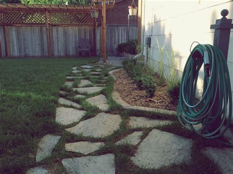 How To Lay A Flagstone Pathway In An Existing Lawn