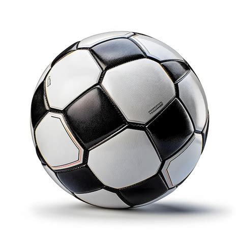 Premium Ai Image Arafed Soccer Ball On A White Background With A